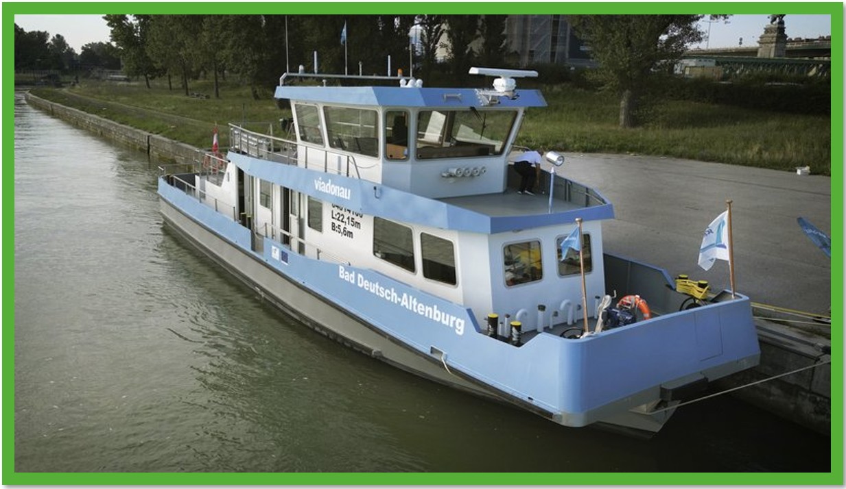 Visit to the SYNERGETICS Demonstrator, push vessel Bad Deutsch-Altenburg
